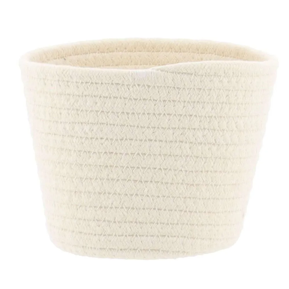 Rangement Salle De Bain|* Corbeille Naturel Marron Chine D.15X12Cm