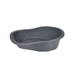 Couchage Et Transport|* Corbeille Plastique Tino D.60X40X20Cm Gris