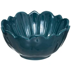 Atmosphera Coupelle Ceramique Fleur Folk- Objets De Decoration