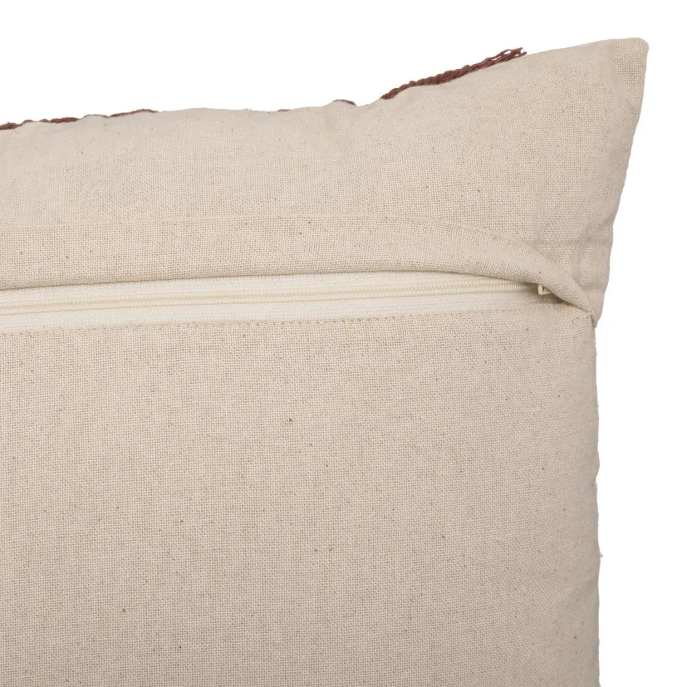 maxibazar Coussin Bande Macrame Alicante 40X40Cm- Textile Deco