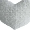 Atmosphera Coussin Coeur Boucle Ecru 28X36Cm- Plaids