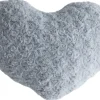 Atmosphera Coussin Coeur Boucle Gris 28X36Cm- Plaids
