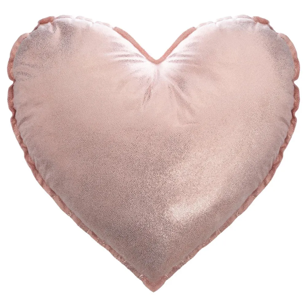 Atmosphera Coussin Coeur Or Et Rose- Coussins