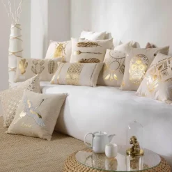 maxibazar Coussin Dehoussable Compresse 45X45Cm Cybele- Coussins Deco