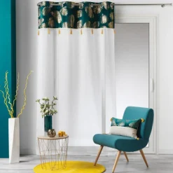 maxibazar Coussin Dehoussable Sabaly 30X50 Cm Coton Et Velours Or- Coussins Deco