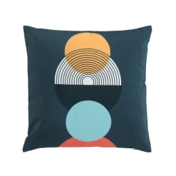 maxibazar Coussin Dehoussable 45X45Cm Imprime Iggy- Coussins Deco