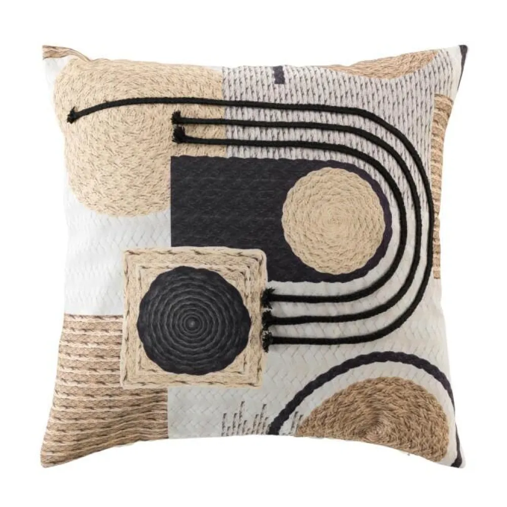 maxibazar Coussin Dehoussable 45X45Cm Imprime Fantaisie Rondipop- Coussins Deco