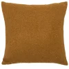 maxibazar Coussin Effet Mohair Kodi Ocre 45X45Cm- Plaids