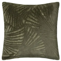 Atmosphera Coussin Flanel 3D Dore Kaki 40X40Cm- Plaids