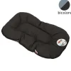 Couchage Et Transport|* Coussin Flocon 107Cm Bicolore Noir Gris