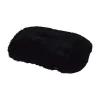 Couchage Et Transport|* Coussin Flocon Reversible 77X50X5Cm Fluffy Noir