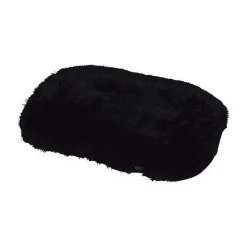 Couchage Et Transport|* Coussin Flocon Reversible 77X50X5Cm Fluffy Noir