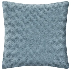 Atmosphera Coussin Fourrure Bouclee Orage 45X45Cm- Plaids