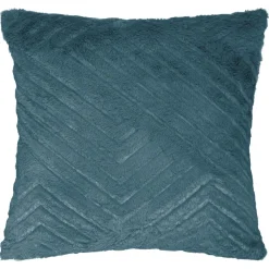 Atmosphera Coussin Fourrure 3D Geometrique Canard 45X45Cm- Plaids