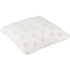 maxibazar Coussin Phosphorescent Etoile Blanc 40X40Cm- Coussins