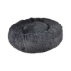 Couchage Et Transport|* Coussin Rond Apaisant D.75X24Cm Fluffy Anthracite