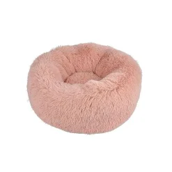 Couchage Et Transport|* Coussin Rond Apaisant Fluffy 55X25Cm Rose