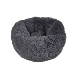 Couchage Et Transport|* Coussin Rond Apaisant Fluffy 55X25Cm Anthracite