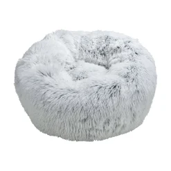 Couchage Et Transport|* Coussin Rond Apaisant 55X25Cm Fluffy Blanc Chine