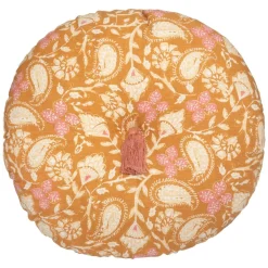 Atmosphera Coussin Slub Imprime Folk D.40Cm- Textile Deco