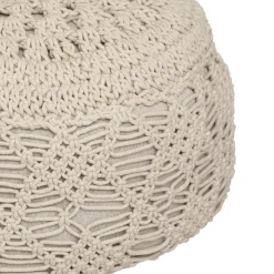 Atmosphera Coussin Sol Macram Palm D.44X18Cm- Matelas Et Coussins De Sol