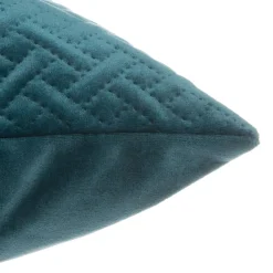 Atmosphera Coussin Velours Dolce Canard 40X40Cm- Rideaux Occultants Et Coussins