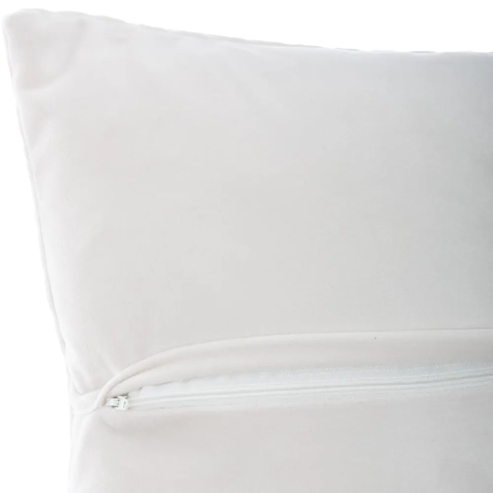 Atmosphera Coussin Velours Dolce Ivoire 40X40Cm- Rideaux Occultants Et Coussins