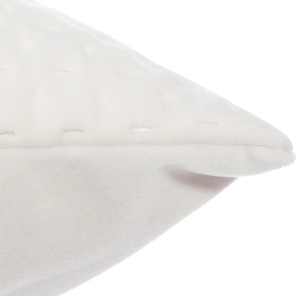Atmosphera Coussin Velours Dolce Ivoire 40X40Cm- Rideaux Occultants Et Coussins