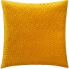 Atmosphera Coussin Velours Dolce Ocre 40X40Cm- Rideaux Occultants Et Coussins