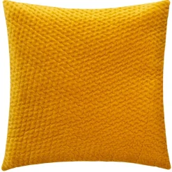 Atmosphera Coussin Velours Dolce Ocre 40X40Cm- Rideaux Occultants Et Coussins