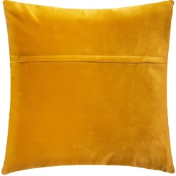 Atmosphera Coussin Velours Dolce Ocre 40X40Cm- Rideaux Occultants Et Coussins