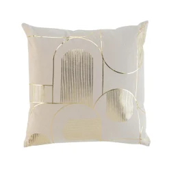 maxibazar Coussin 45X45Cm Coton Imprime Metallise Seventies- Coussins Deco