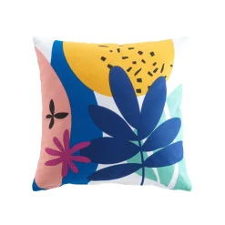 maxibazar Coussin 45X45Cm Coton Imprime Papaye- Coussins Deco