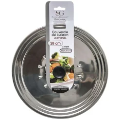 Cuisson|Five Couvercle Acier Inox 22 A 26Cm