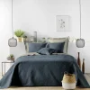 maxibazar Couvre Lit 2 Personnes Matelasse 220X240Cm Romane Bleu- Couvre-Lits, Boutis Et Edredons