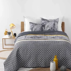 maxibazar Couvre Lit 2 Personnes Matelasse 220X240Cm Hazel- Couvre-Lits, Boutis Et Edredons