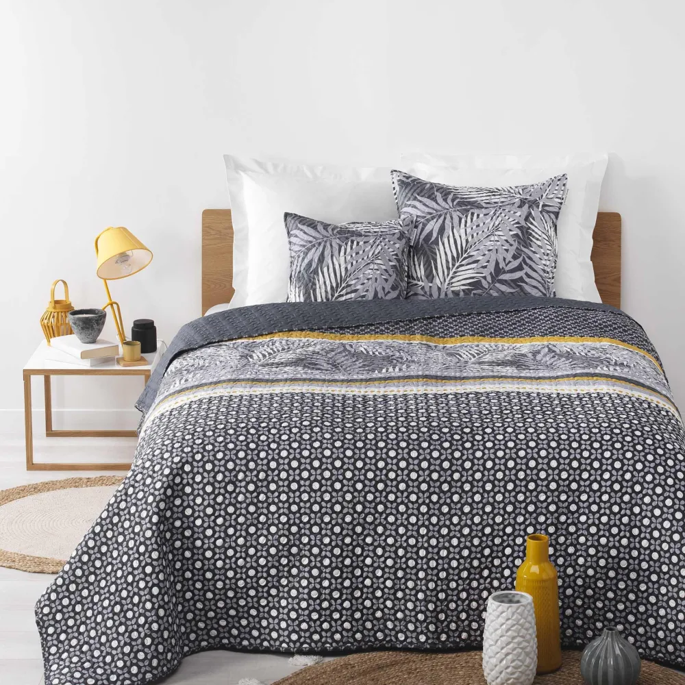 maxibazar Couvre Lit 2 Personnes Matelasse 220X240Cm Hazel- Couvre-Lits, Boutis Et Edredons