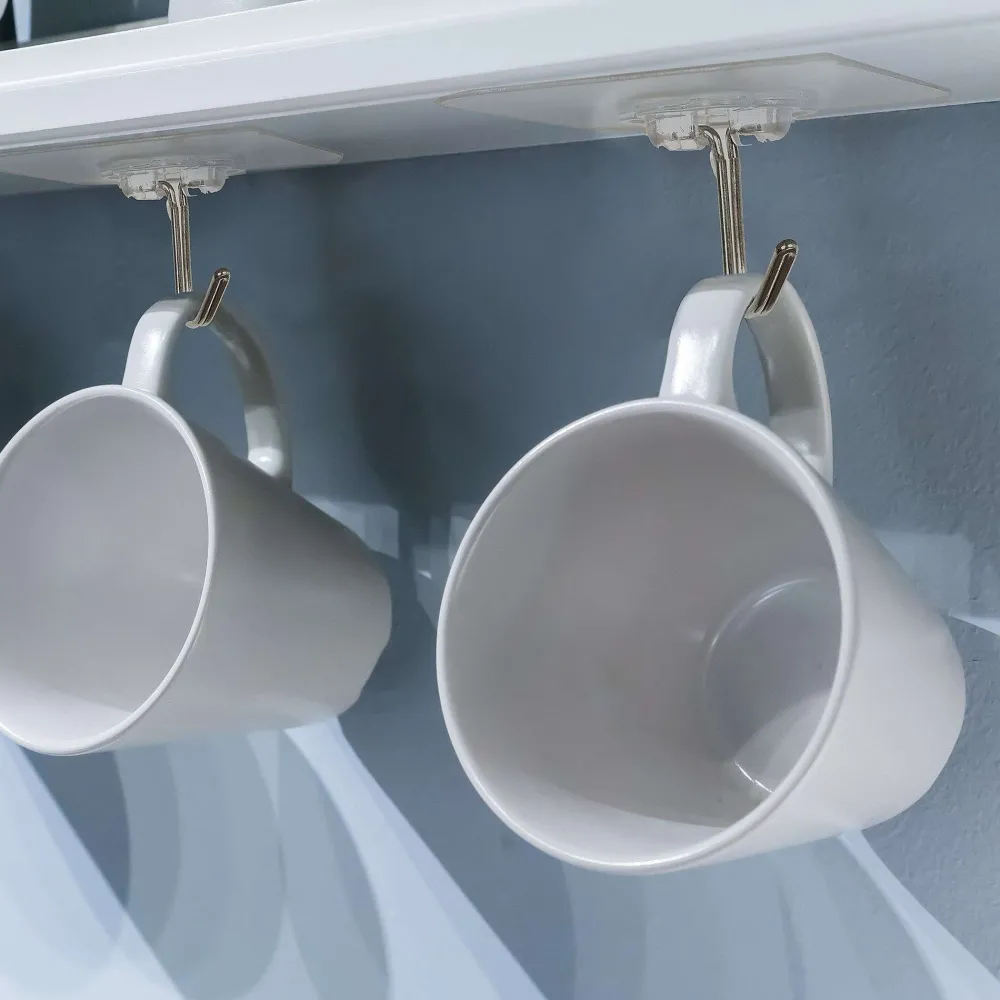 Bazar Malin|* Crochet Adhesif Repositionnable X10 Pièces