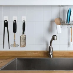 Bazar Malin|* Crochet Adhesif Repositionnable X10 Pièces