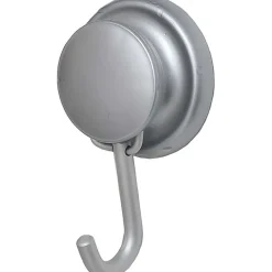 Douche|* Crochet Aluminium Sur Ventouse Chrome