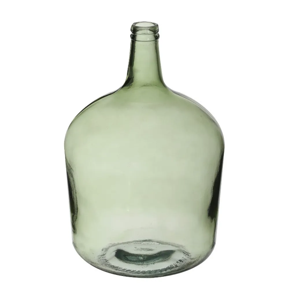 maxibazar Dame Jeanne 12L Vert Olive- Vases A Poser