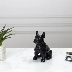 maxibazar Deco Mini Bulldog Ceramique 10Cm- Objets De Decoration