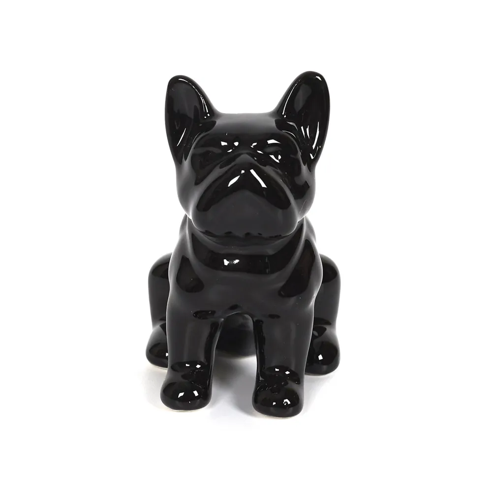 maxibazar Deco Mini Bulldog Ceramique 10Cm- Objets De Decoration