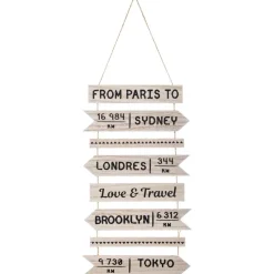 Atmosphera Deco Murale A Suspendre 30X74Cm- Objets Decoratifs Muraux