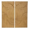 maxibazar Deco Murale Bois Marko D.80X80Cm- Objets Decoratifs Muraux