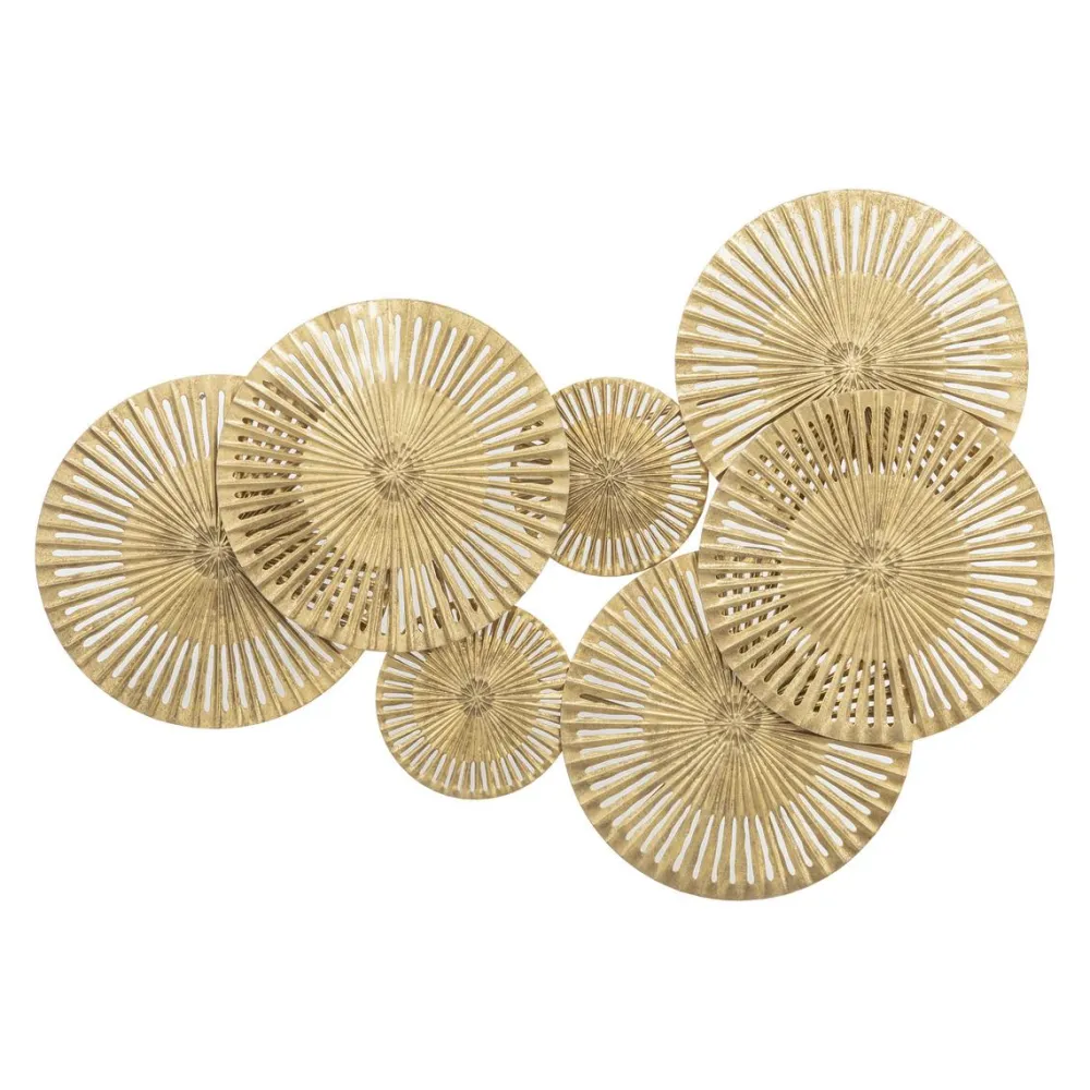 maxibazar Deco Murale Metal Alexa D.99X71Cm- Objets Decoratifs Muraux