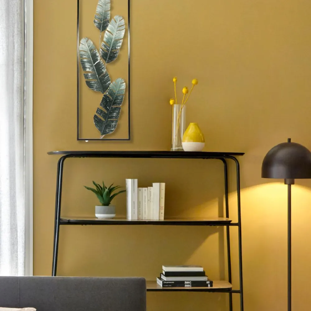 Atmosphera Deco Murale Metal Bananier D.31X89Cm- Plaques Murales