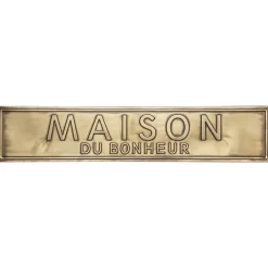 maxibazar Deco Murale Metal Embosse D.99X20Cm- Objets Decoratifs Muraux