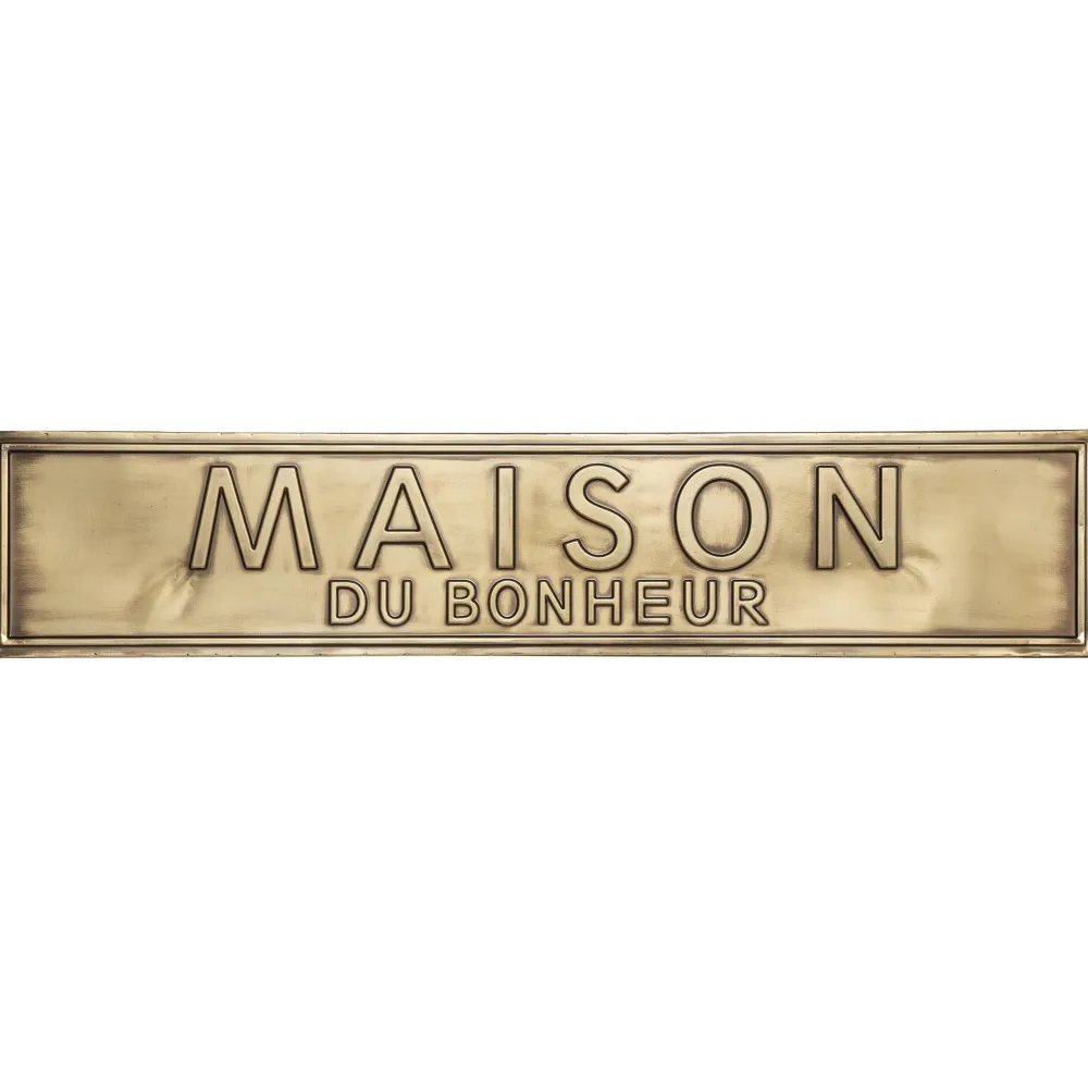 maxibazar Deco Murale Metal Embosse D.99X20Cm- Objets Decoratifs Muraux