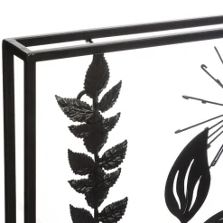 Atmosphera Deco Murale Metal Feuille 40X40Cm- Plaques Murales